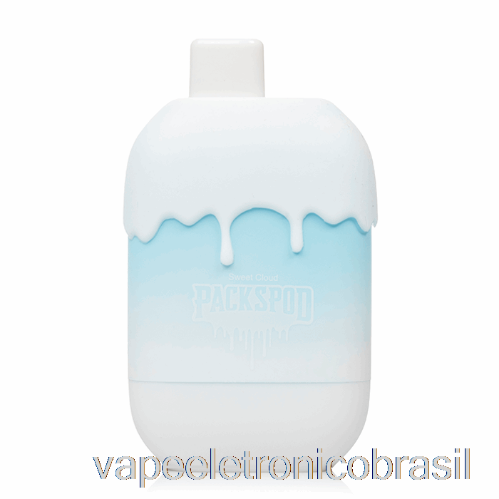 Vape Recarregável Packwood Packspod 5000 Descartável Marshmallow Fluff (sweet Cloud)